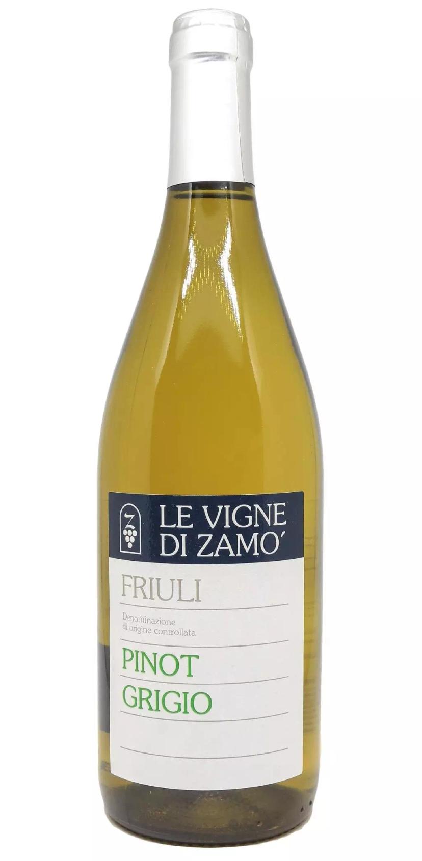 Вино Ле Винье ди Замо Пино Гриджио DOC Фриули Колли Ориентали