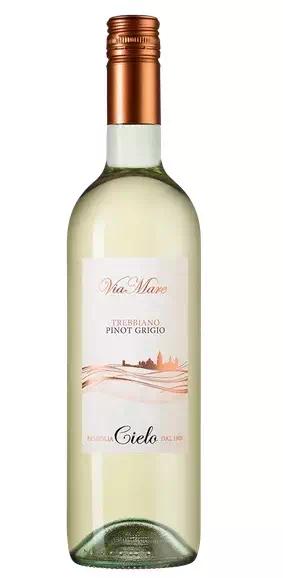 Вино Чело "ВиаМаре" Треббьяно - Пино Гриджио IGT Апулия