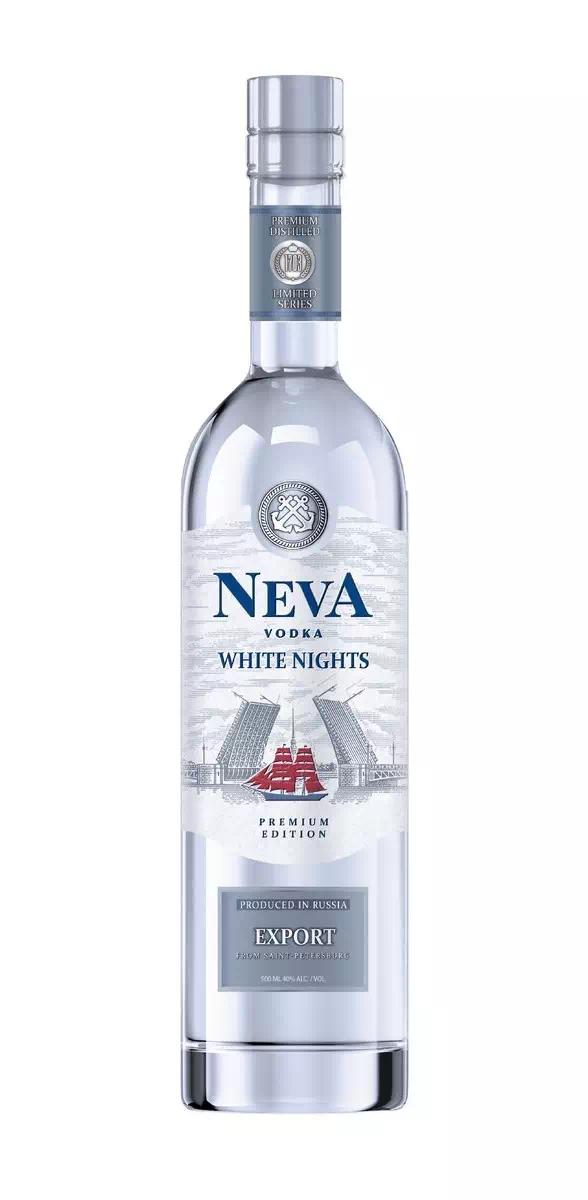 Водка Нева "Белые Ночи"