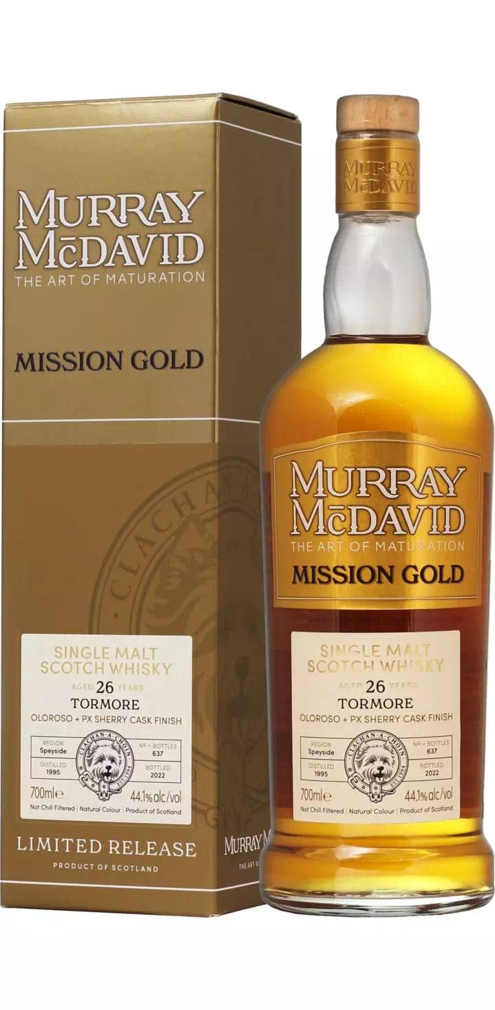 Виски односолодовый Мюррей МакДэвид "Мишн Голд" Тормор 26-летний (Спейсайд)