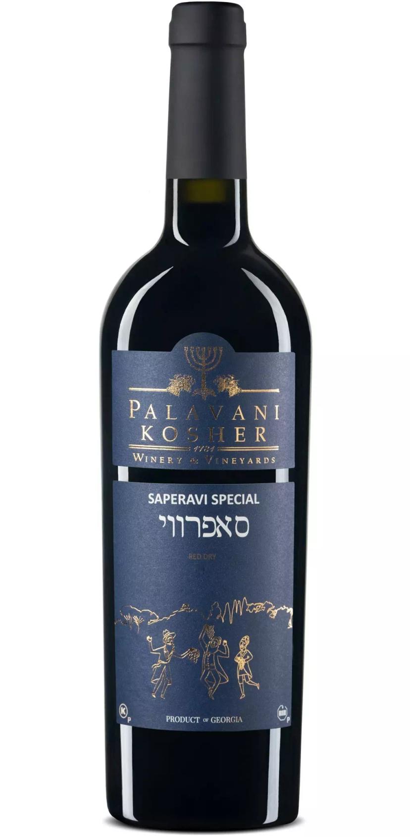 Вино Палавани "Кошер" Саперави Спешл (Кварели)