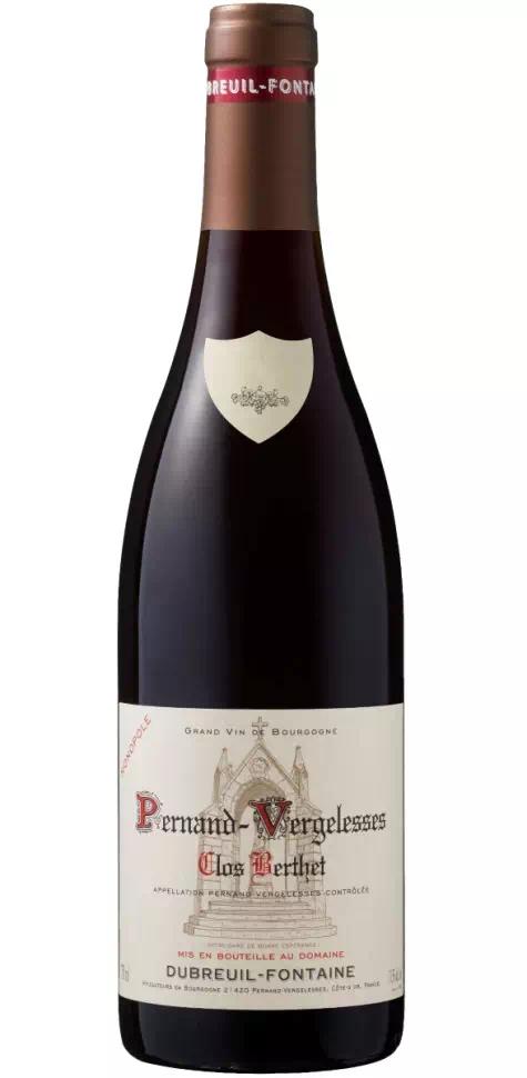 Вино Домен Дюбрей-Фонтен Руж AOC Пернан-Вержелес "Кло Берте" Монополь