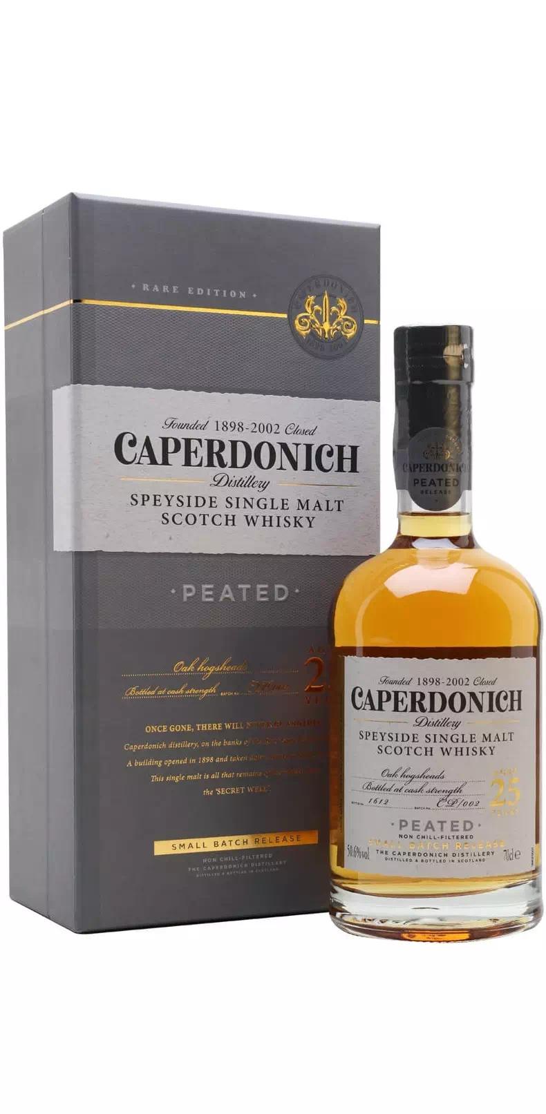 Виски односолодовый Капердоник 25-летний "Смолл Батч" Питед (Спейсайд)