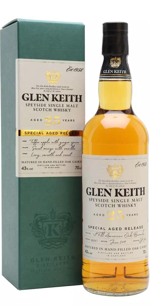 Виски односолодовый Глен Кит 25-летний (Спейсайд)