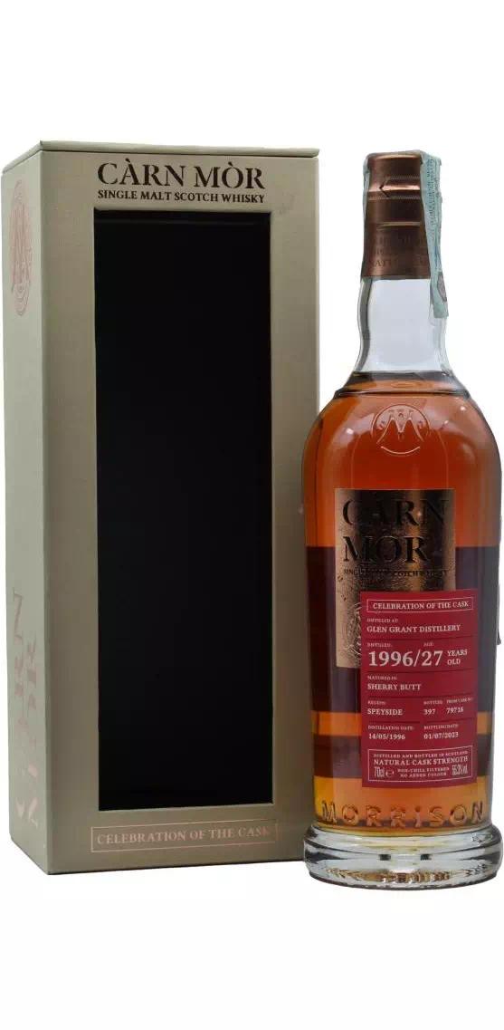 Виски односолодовый Карн Мор "Глен Грант" Шерри Батт Каск Стренгс (Спейсайд)