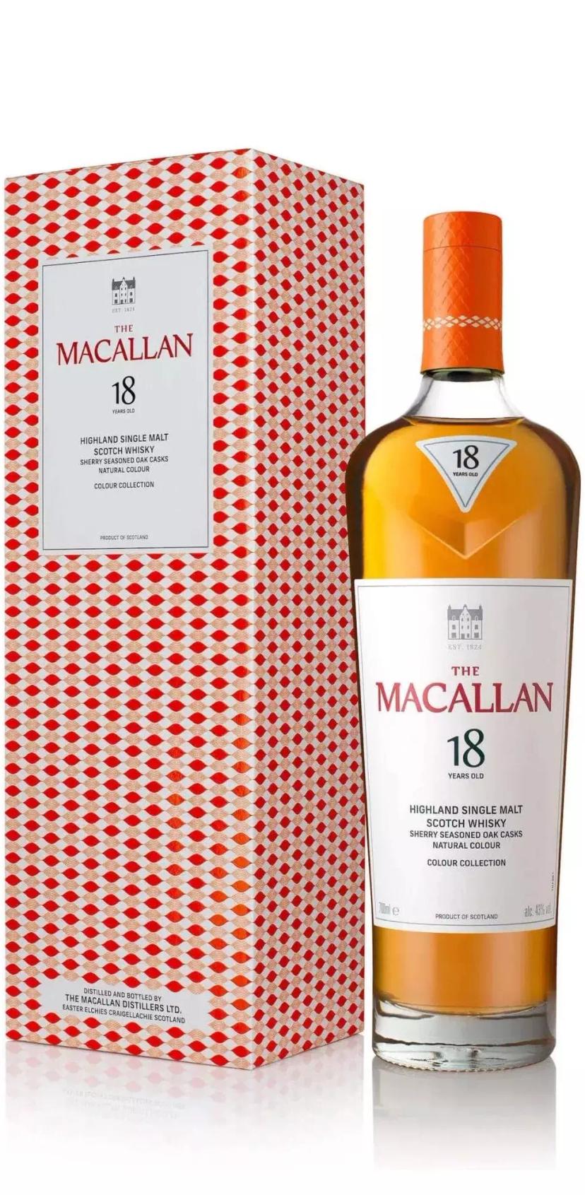 Виски односолодовый Макаллан "Колор Коллекш" 18-летний (Спейсайд)