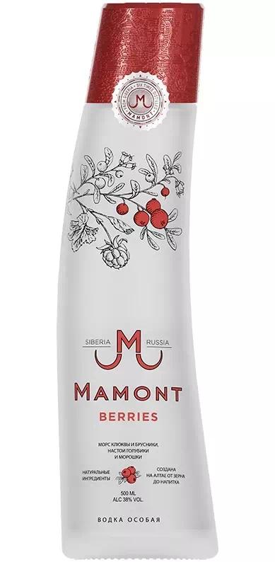 Вкусовая водка Мамонт Беррис (Ягодная)