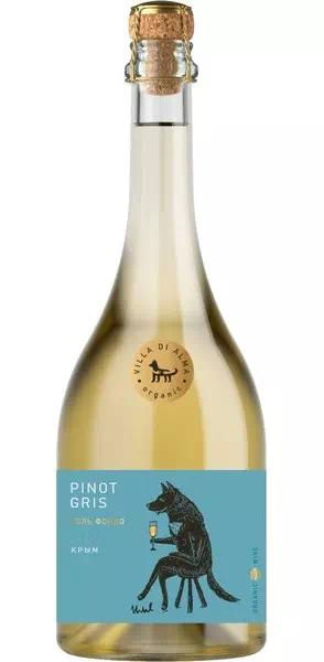 Игристое жемчужное вино Вилла ди Альма "Коль Фондо" Пино Гри Экстра Брют ЗГУ Крым