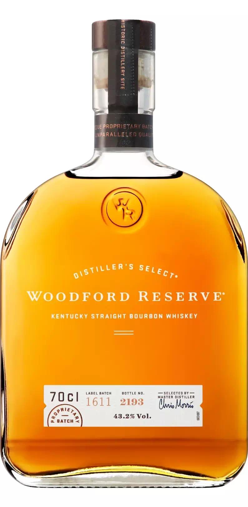 Виски зерновой Вудфорд Резерв "Дистиллер'с Селект" Кентукки Стрейт Бурбон