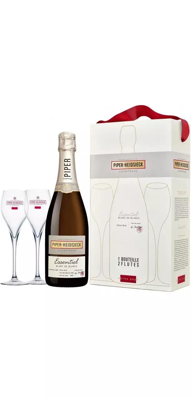 Шампанское Пайпер-Хайдсик "Эссенсьель" Блан де Блан Экстра Брют AOC Шампань