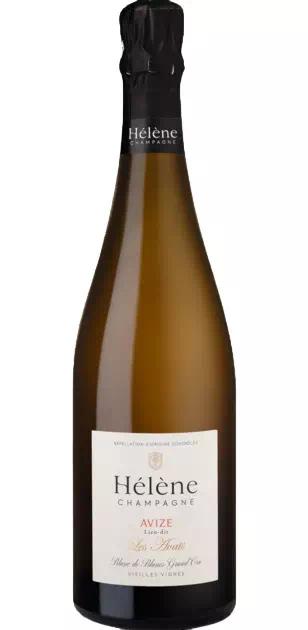 Шампанское Элен "Лез Ават" Вьей Винь "Блан де Блан" Экстра Брют AOC Шампань Гран Крю "Авиз"