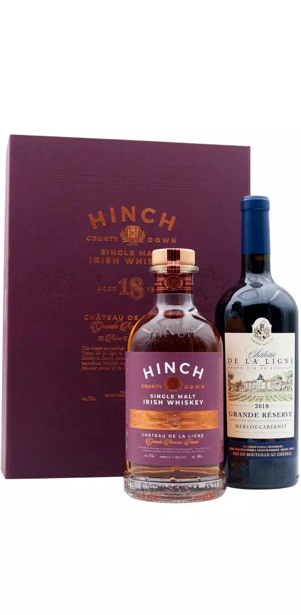 Набор Виски Хинч 19-летний + Вино Шато де ла Линь