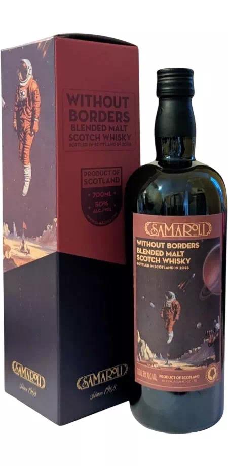 Виски солодовый купажированный Самароли "Визаут Бордерс" Гагарин Лиметед Эдишн