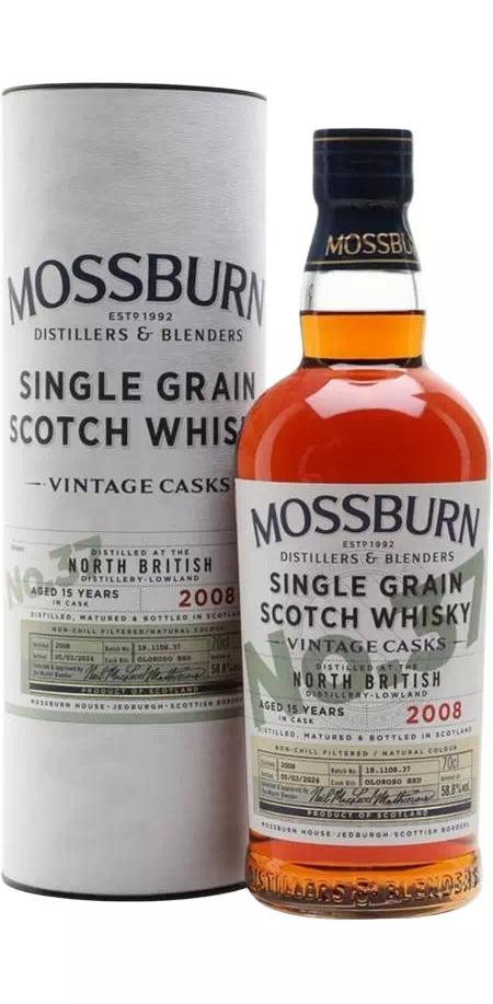 Виски однозерновой Моссберн "Винтаж Каскс №37" 15-летний Норз Бритиш 2008 (Лоуленд)