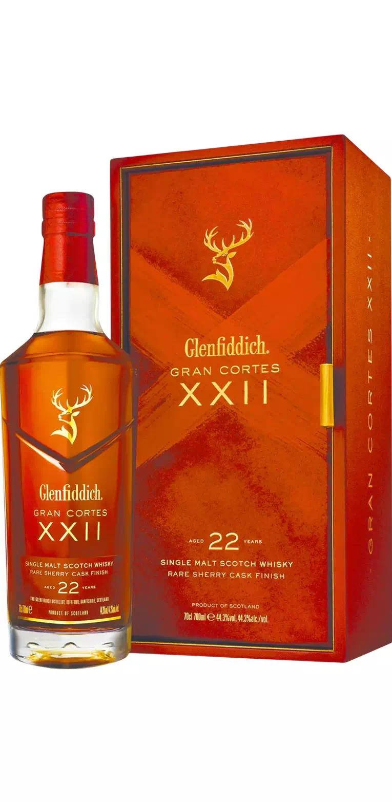 Виски односолодовый Гленфиддик 22-летний "Гранд Кортес XXII" Рар Шерри Каск Финиш (Спейсайд)
