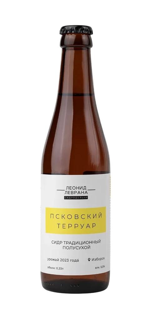 Сидр яблочный Сидродельня Леонид Леврана "Псковский Терруар" Полусухой
