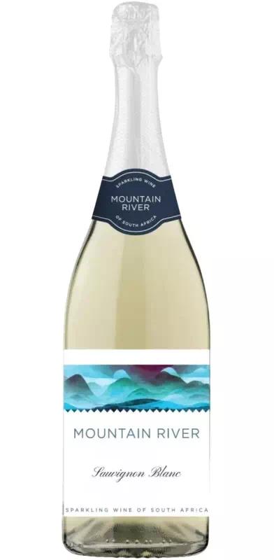 Игристое вино Маунтэн Ривер Совиньон Блан Экстра Брют WO Западный Кейп