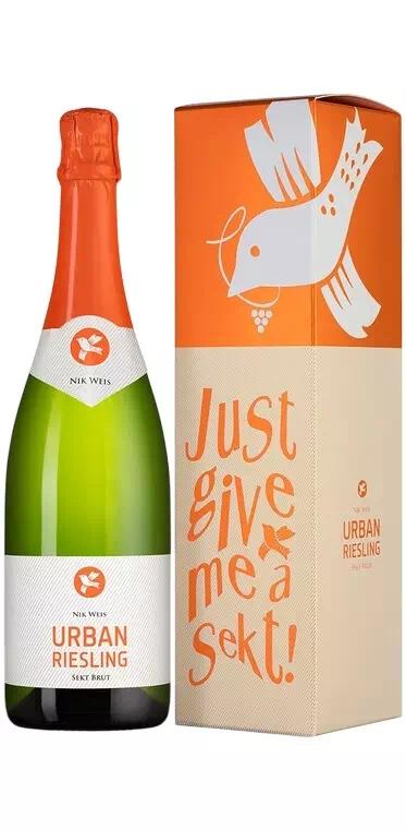 Игристое вино Ник Вайс "Урбан" Рислинг Зект Брют