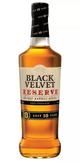 Виски купажированный Блэк Вельвет "Резерв" 10-летний