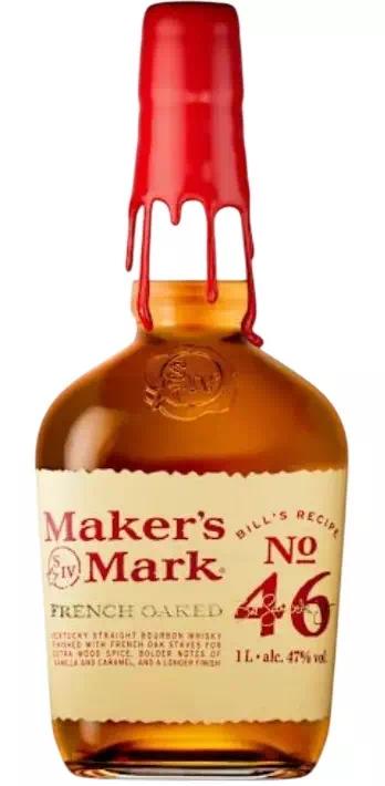 Виски зерновой Мэйкер'с Марк "Рецепт №46" Френч Оакед Кентукки Стрейт Бурбон