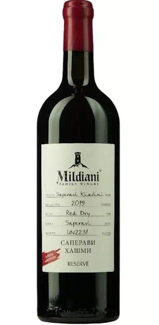 Вино Милдиани Фэмили Вайнери "Резерв" Саперави PDO Хашми