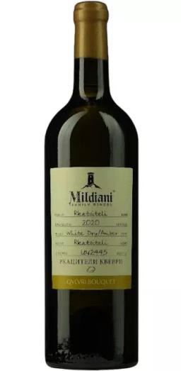 Вино Милдиани Фэмили Вайнери "Букет Квеври" Ркацители Янтарное