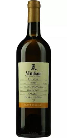 Вино Милдиани Фэмили Вайнери "Букет Квеври" Хихви Янтарное