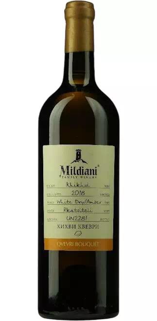 Вино Милдиани Фэмили Вайнери "Букет Квеври" Хихви Янтарное