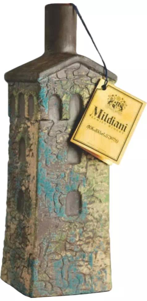 Вино Милдиани Фэмили Вайнери Саперави в кувшине "Башня"