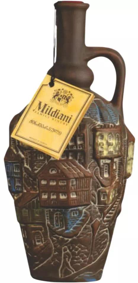 Вино Милдиани Фэмили Вайнери Саперави в кувшине "Тифлис"