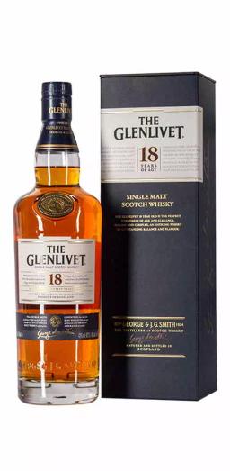 Виски односолодовый Гленливет 18-летний (Спейсайд)