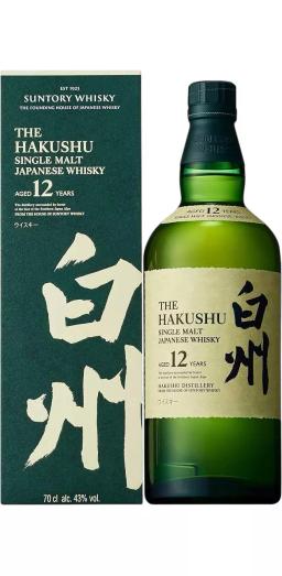 Виски односолодовый Сантори "Хакушу" 12-летний