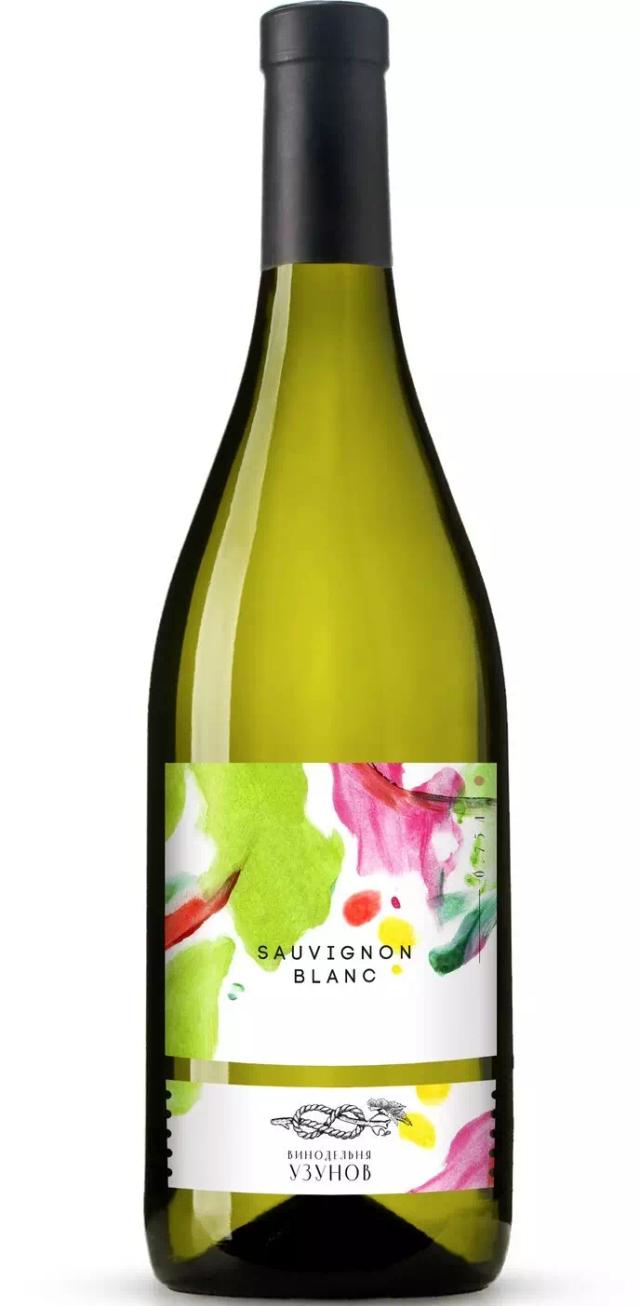 Вино Винодельня Узунов Совиньон Блан ЗГУ Кубань. Таманский п-ов