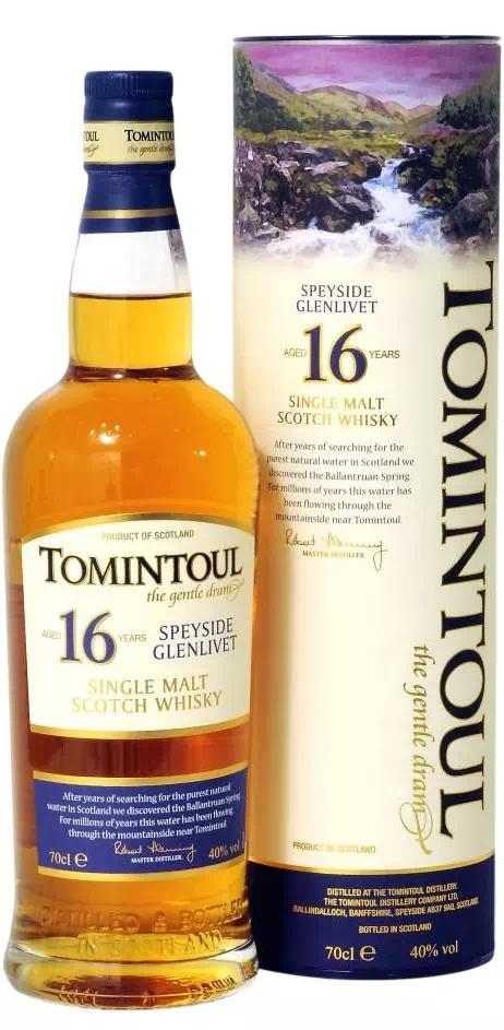 Виски односолодовый Томинтул 16-летний "Спейсайд Гленливет"