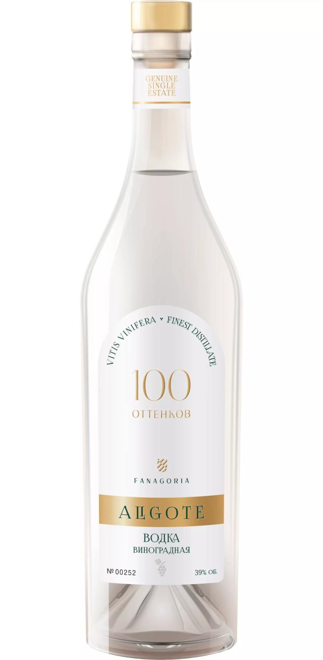 Виноградная водка Фанагория "100 Оттенков" Алиготе