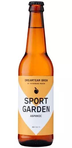 Безалкогольное пиво Дримтим "Спорт Гарден" Абрикос светлое нефильтрованное