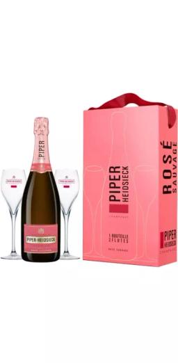 Шампанское Пайпер-Хайдсик "Розе Соваж" Брют Розе AOC Шампань