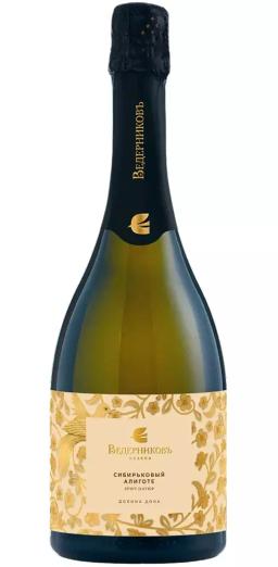 Игристое вино Винодельня Ведерниковъ Резерв Сибирьковый - Алиготе Экстра Брют ЗГУ Долина Дона