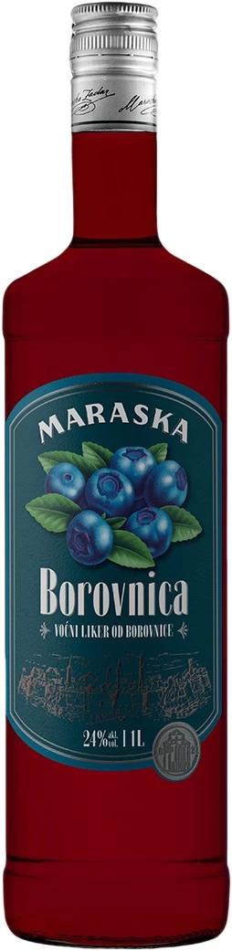 Ликёр десертный Мараска "Боровница" Черничный