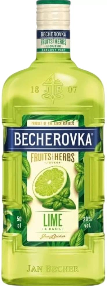 Ликёр десертный Бехеровка "Лайм и Базилик"